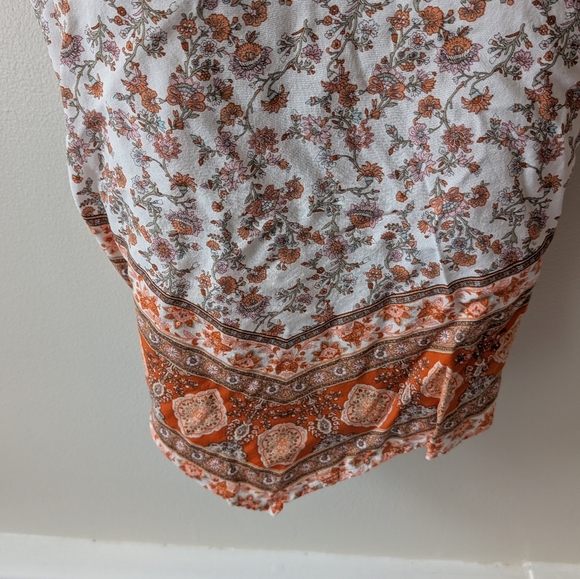 No Boundaries Women's Paisley Cottage Core Vibes Tank Top Size XXL Juniors - Picture 8 of 13